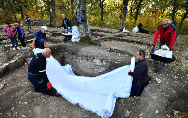 Село Свещари - археологически обекти - зимен период - подготовка