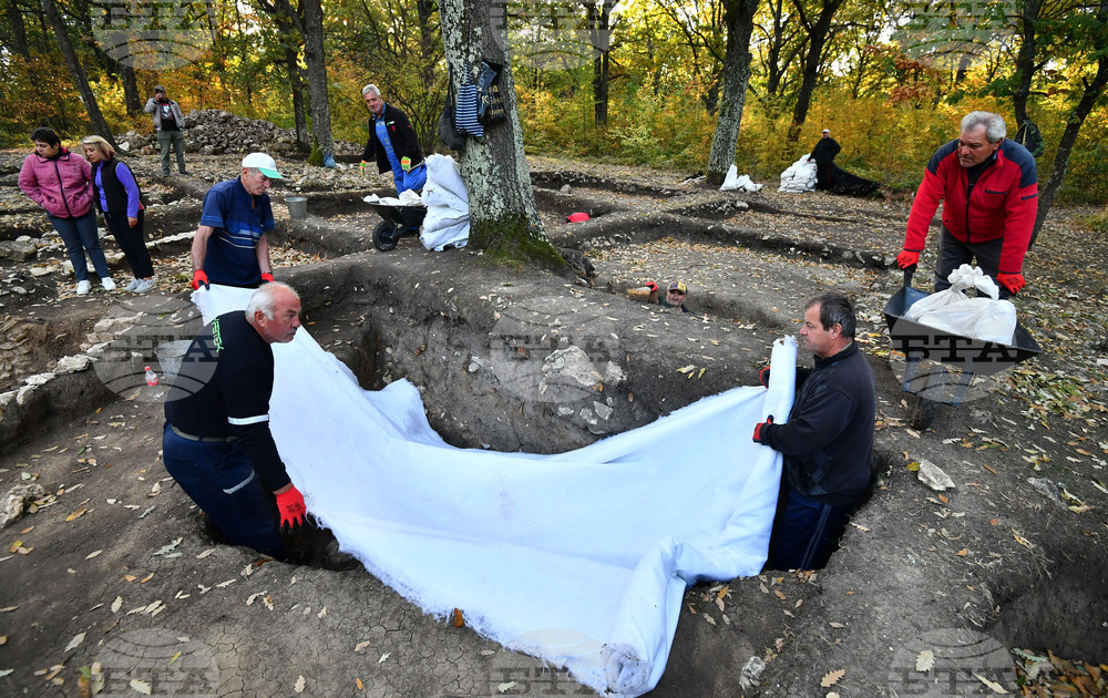 Село Свещари - археологически обекти - зимен период - подготовка