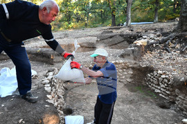 Село Свещари - археологически обекти - зимен период - подготовка