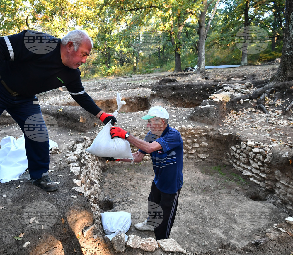 Село Свещари - археологически обекти - зимен период - подготовка