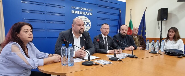 Пресконференция на Ангел Джамбазки, представяне на листата на „ВМРО-Българско национално движение“ в Шумен и приоритетите в програмата им