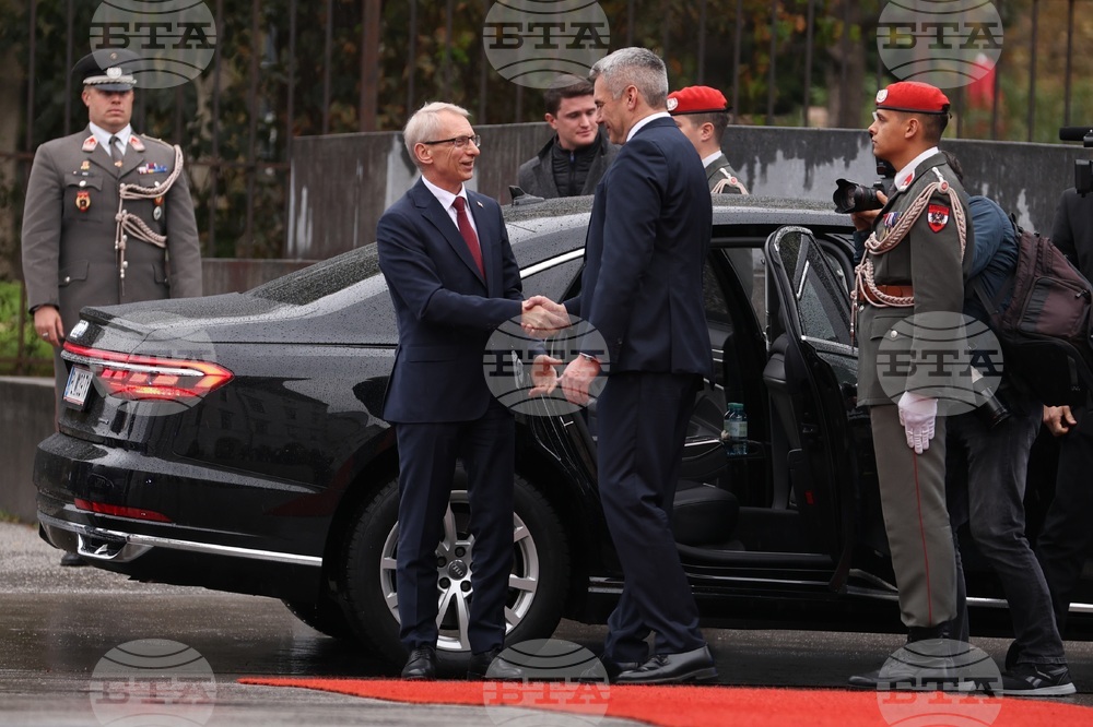 Австрия - Карл Нехамер - Николай Денков- посрещане