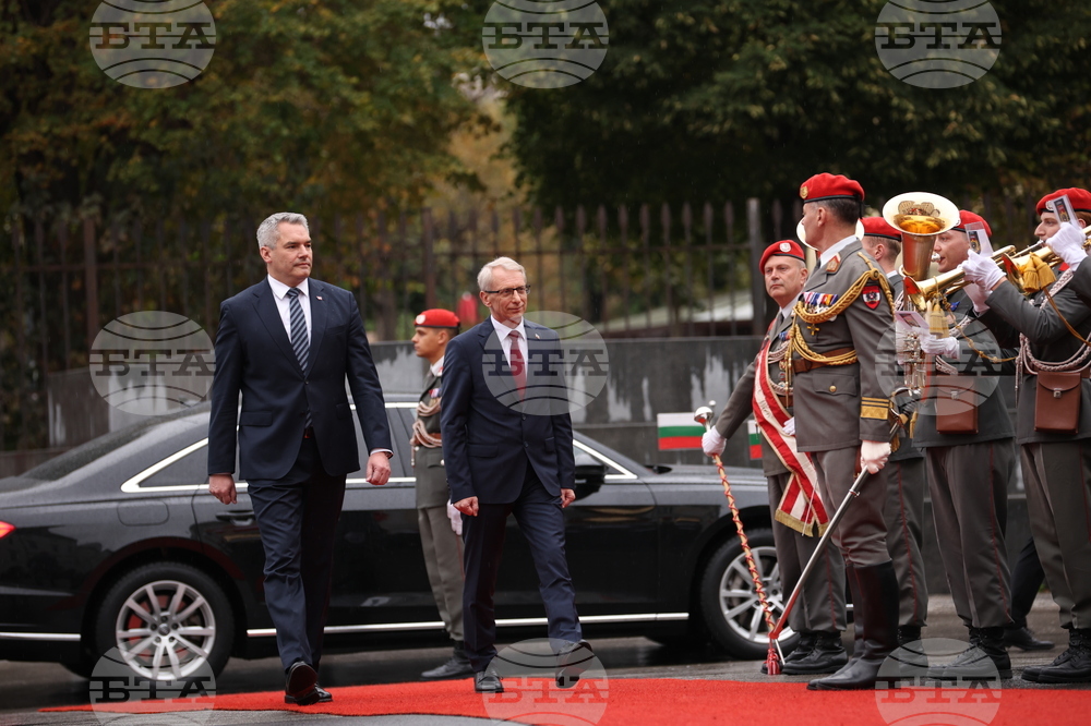 Австрия - Карл Нехамер - Николай Денков- посрещане