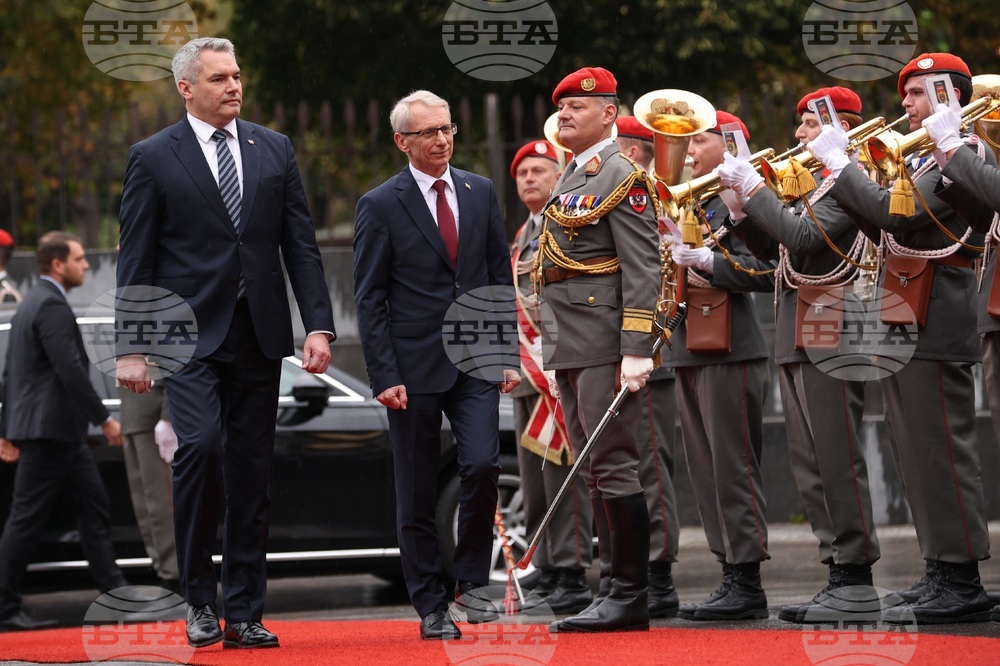 Австрия - Карл Нехамер - Николай Денков- посрещане