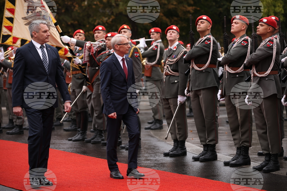 Австрия - Карл Нехамер - Николай Денков- посрещане