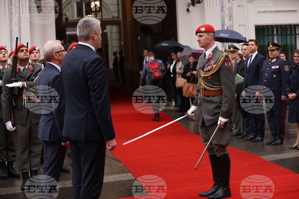 Австрия - Карл Нехамер - Николай Денков- посрещане
