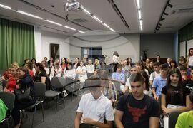 Бургас - Регионална библиотека "Пейо К. Яворов" - Анита Айхингер - посещение