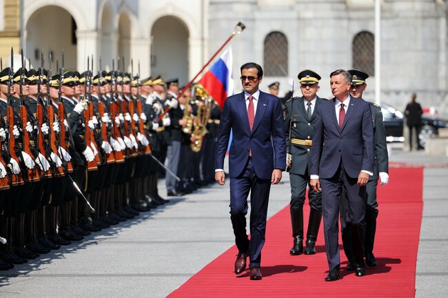 Словенският президент и емирът на Катар обсъдиха сътрудничеството в областта на икономиката и енергетиката