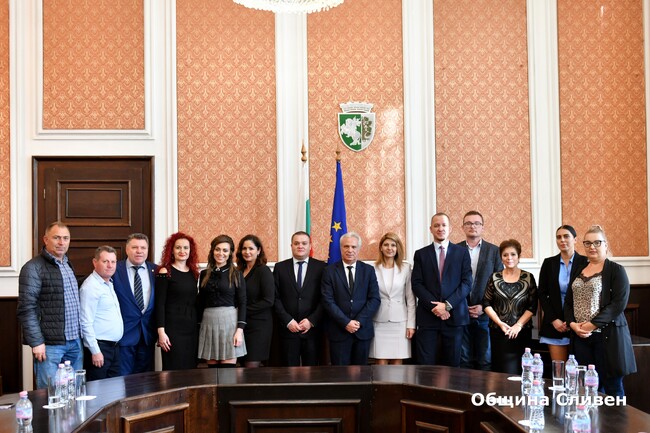 Община Сливен: Делегации от побратимени градове са на посещение в Сливен