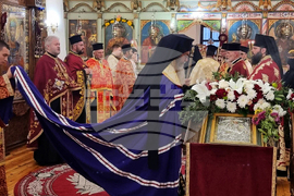 Кюстендил - храм "Св. вмчк Димитър Солунски" - мощи на Свети патриарх Евтимий Търновски