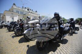 Мотоциклетисти - протест