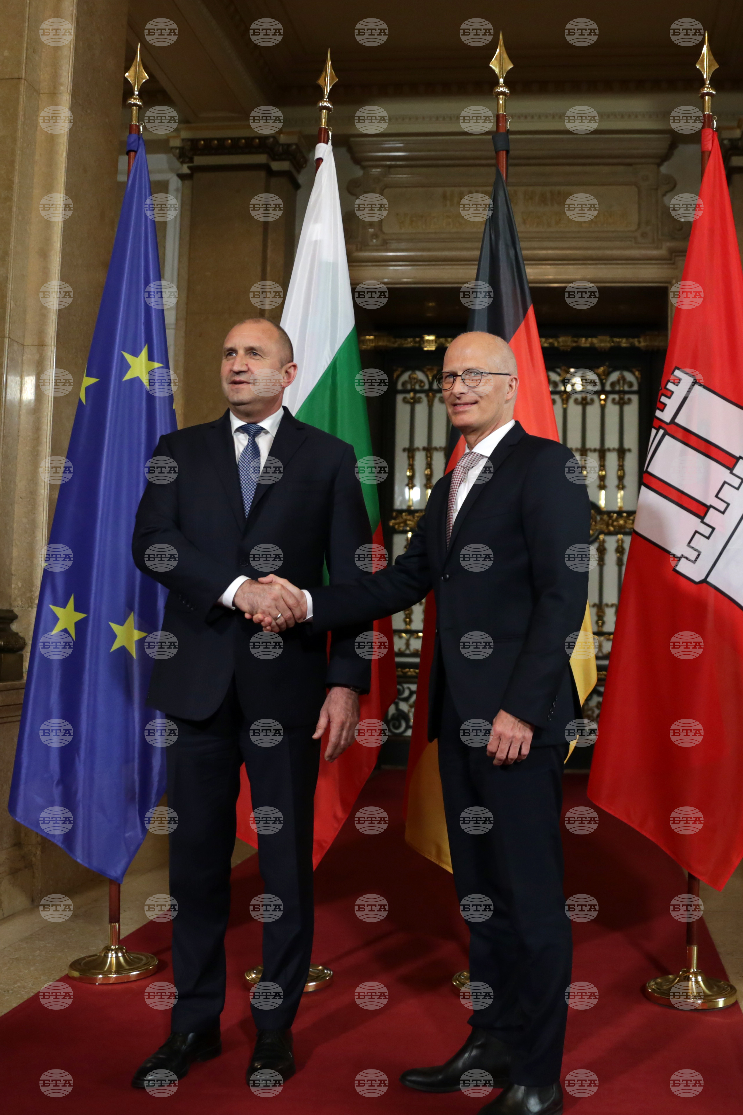 Германия - Румен Радев - Петер Ченчер - среща