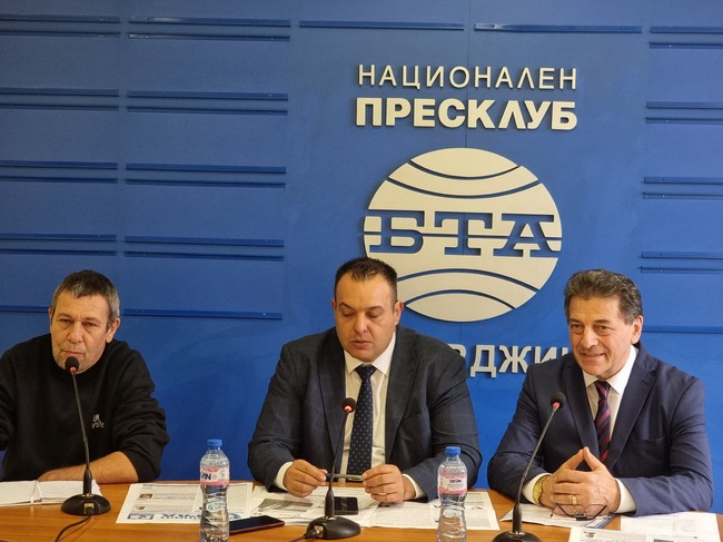 Пресконференция на Георги Анастасов, председател на партия „Български социалдемократи“ и Трендафил Величков, кандидат за кмет на Пазарджик