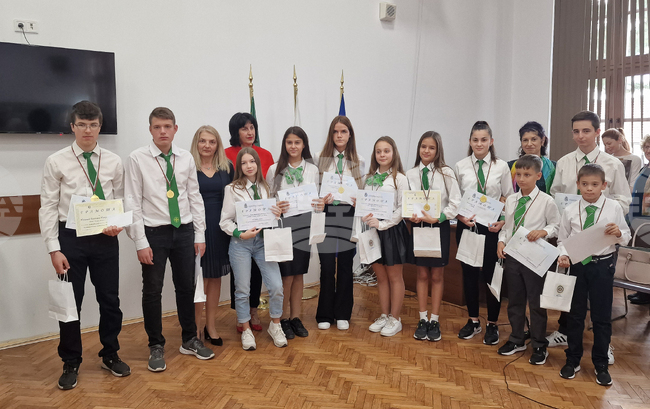 Видин - математическо състезание - награди 