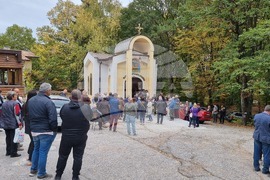 Връх Аида - параклис - освещаване