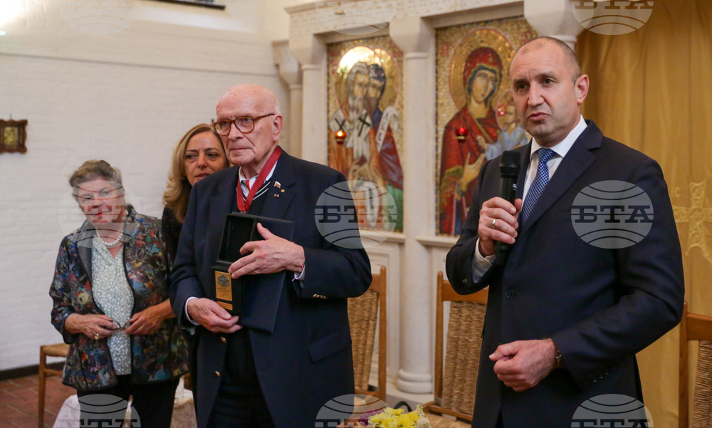 Германия - Румен Радев - проф. д-р Герд-Винанд Имайер - почетен знак