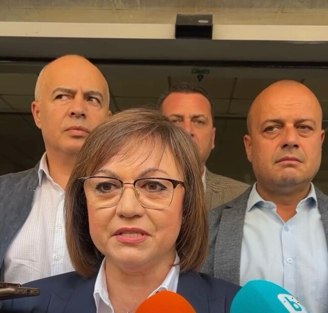 Нинова: Няма да сме „златния пръст” на Борисов, с който да нанесе удар по икономиката и домакинствата
