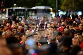 Фенове на ЦСКА - протест