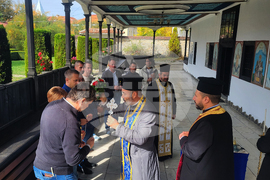 Самоков - Митрополитска църква - паметна плоча - откриване