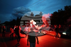 Фенове на ЦСКА - протест