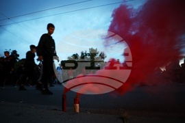 Фенове на ЦСКА - протест