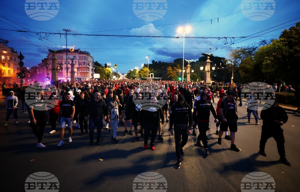 Фенове на ЦСКА - протест