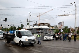 Градски транспорт - протест