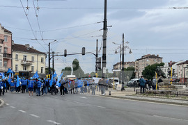 Градски транспорт - протест