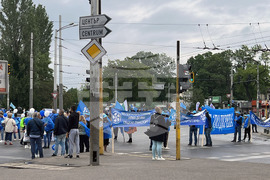 Градски транспорт - протест