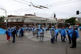 Градски транспорт - протест