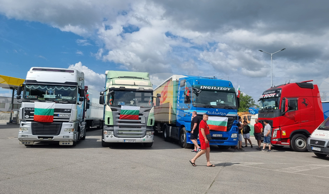 Стара Загора - превозвачи - национален протест