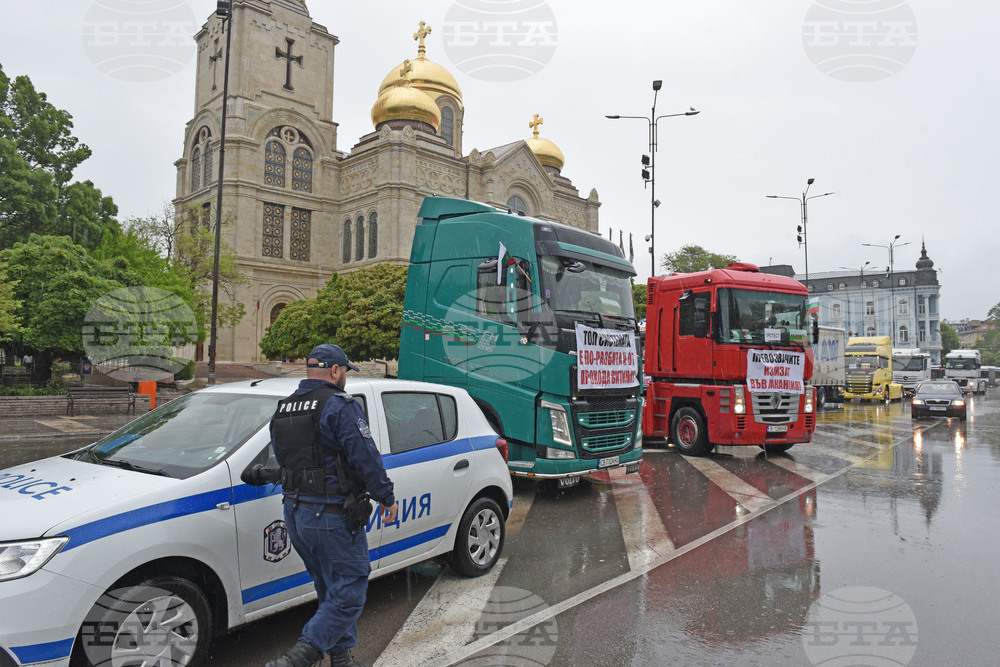 Варна - превозвачи - национален протест