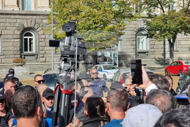 Протест в подкрепа на машинното гласуване