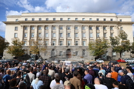 Протест в подкрепа на машинното гласуване