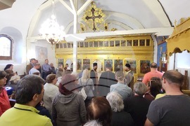 Село Доспей - старинен храм - водосвет