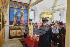 Село Доспей - старинен храм - водосвет