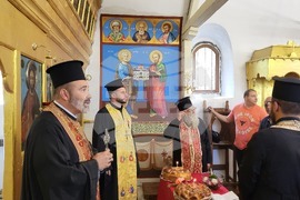 Село Доспей - старинен храм - водосвет