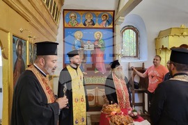 Село Доспей - старинен храм - водосвет