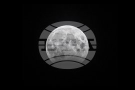 Бургас - частично лунно затъмнение