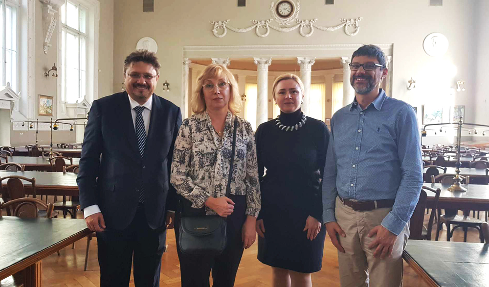 Украйна - Одеска национална научна библиотека - среща