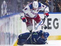 Rangers Canucks Hockey