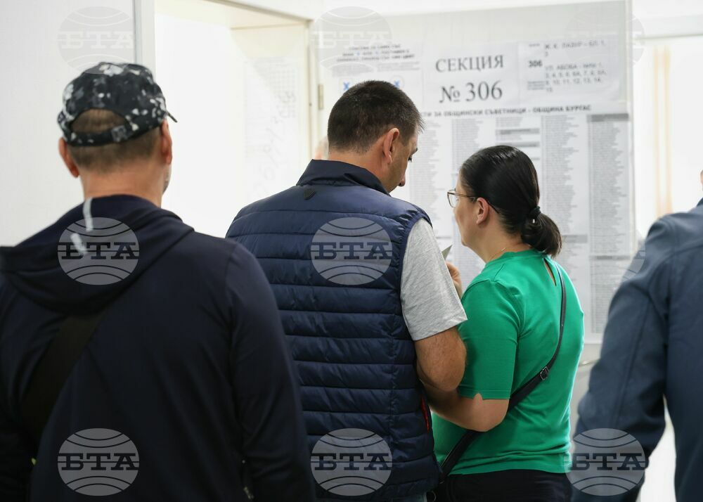 Избирателната активност в община Бургас е 9,08 процента към 11:00 часа