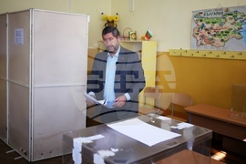 Христо Иванов - гласуване - местни избори 2023