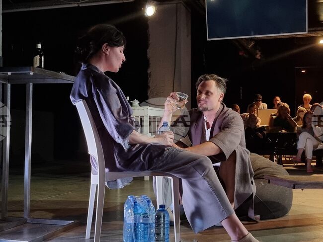 Слънчева линия - спектакъл - репетиция