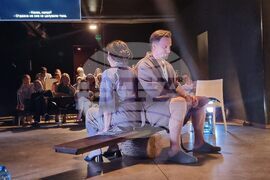 Слънчева линия - спектакъл - репетиция