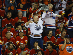 Oilers Flames Hockey