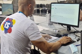 Местни избори 2023 - бюлетини -преброяване - Арена София