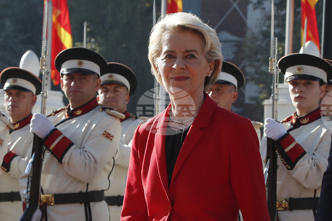 European Commission President’s Visit to Skopje Heats Up Political Atmosphere in North Macedonia