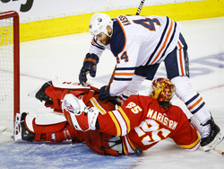 Oilers Flames Hockey