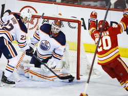 Oilers Flames Hockey